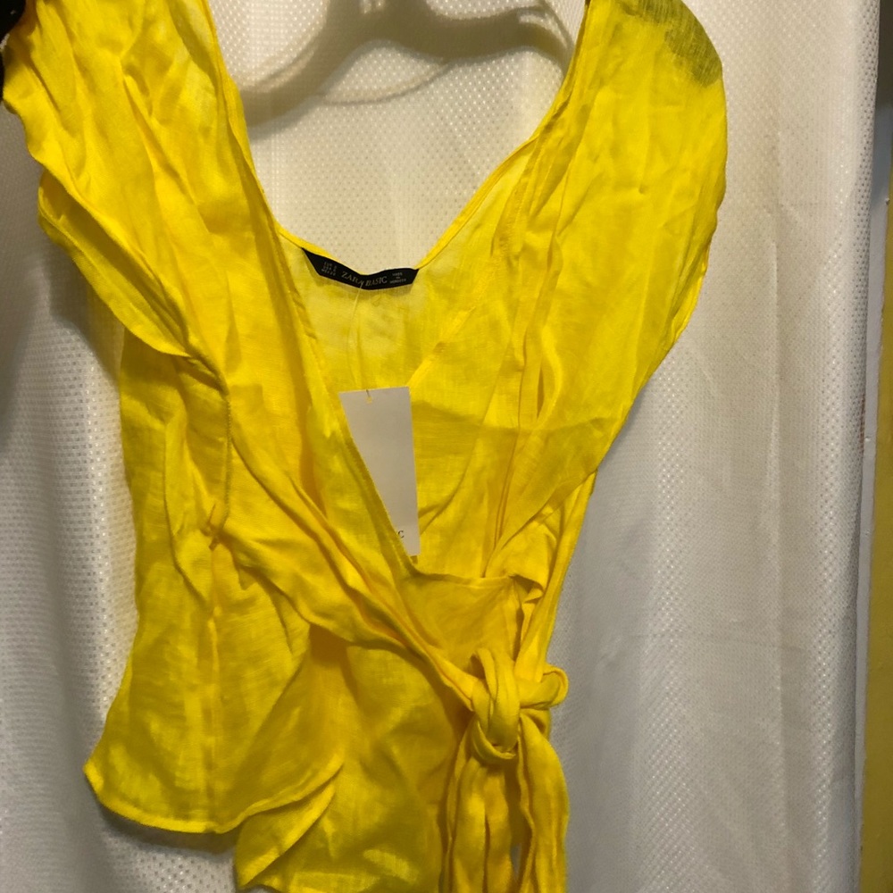Zara wrap shirt